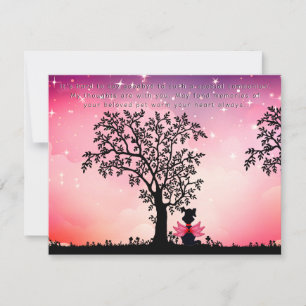 Hermosa tarjeta de felicitación por la simpatía de