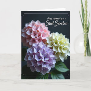 Hermosa tarjeta de la abuela Flor