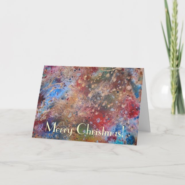 ¡Hermosa tarjeta de Navidades! (Anverso)