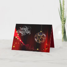 Hermosa tarjeta de Navidades con cálidos deseos