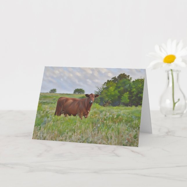Hermosa tarjeta de notas de arte de la granja de v (Planta pequeña)