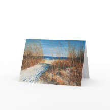 Hermosa tarjeta de notas de pintura de dunas de ar