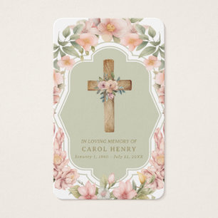 Hermosa tarjeta de oración católica en memoria acl