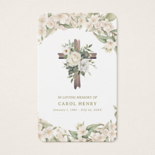 Hermosa tarjeta de oraciones de Lily Catholic Hail