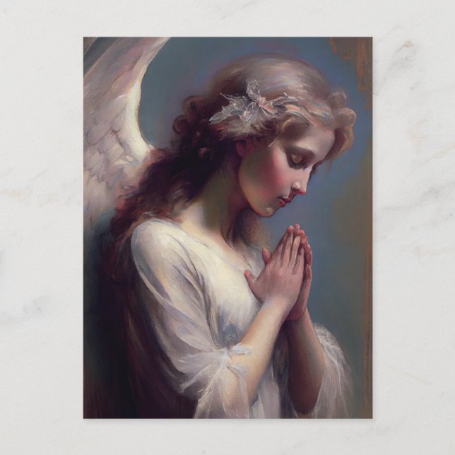 Hermosa tarjeta de postales de ángel de hadas de j (Anverso)