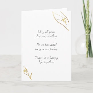 HERMOSA TARJETA DE REUNIÓN BODA