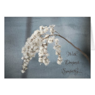 Hermosa tarjeta de simpatía de las flores naturale