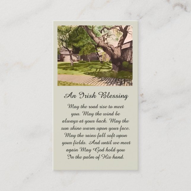 Hermosa tarjeta de simpatía de pintura acuarela (Anverso)