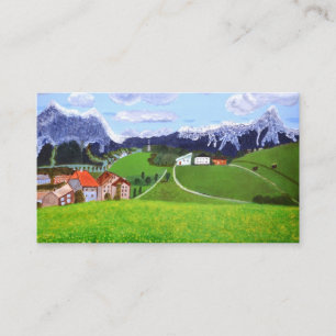 Hermosa tarjeta de visita en Noruega