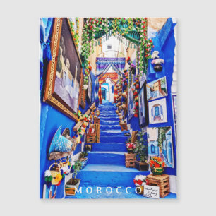 Hermosa tarjeta magnética de Medina de Chefchaouen
