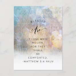 Hermosa Tarjeta Postal Mateo 5:4: Inspiradora