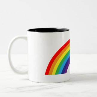 Hermosa taza arco iris