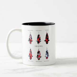 Hermosa taza de pescado Koi - Regalo elegante y ún