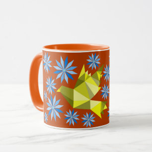 HERMOSA TAZA PÁJARO AÑO NUEVO COMO REGALO PARA HER