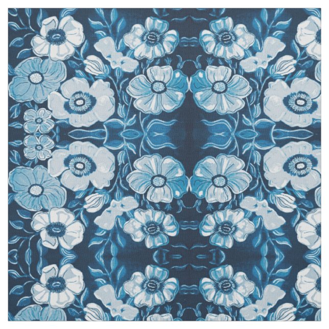 Hermosa tela azul (Retal)
