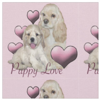 Hermosa tela de "amor cachorrito"