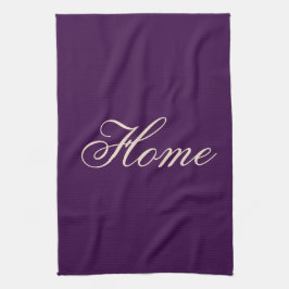 Hermosa toalla de cocina púrpura