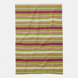 Hermosa toalla de mano de raya pequeña
