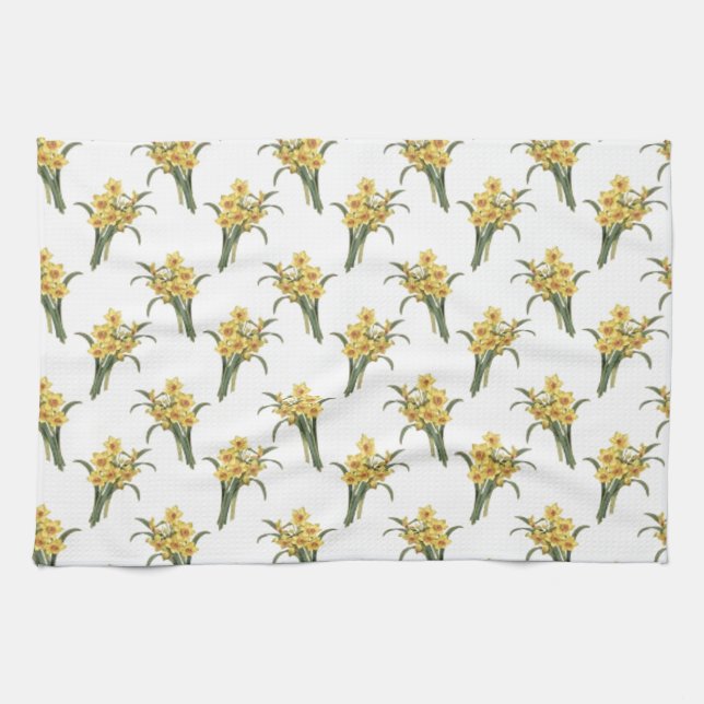 Hermosa toalla de patrón floral (Horizontal)