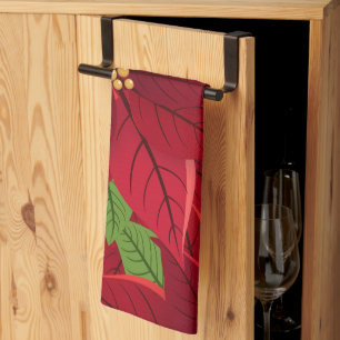 Hermosa toalla de Poinsettia Kirchen