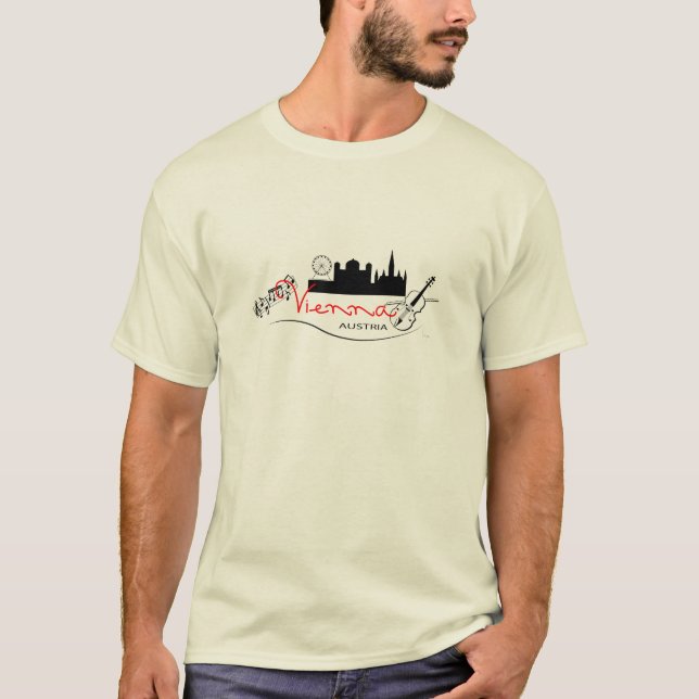 Hermosa Viena, Austria de camiseta gráfica de Guay (Anverso)