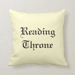 Hermosa y clásica almohada de lanzamiento de libro