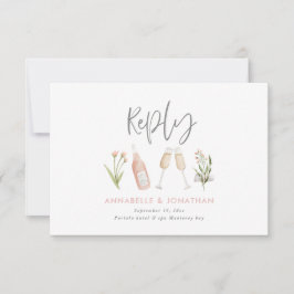 Hermosa y delicada respuesta de boda de gentileza 