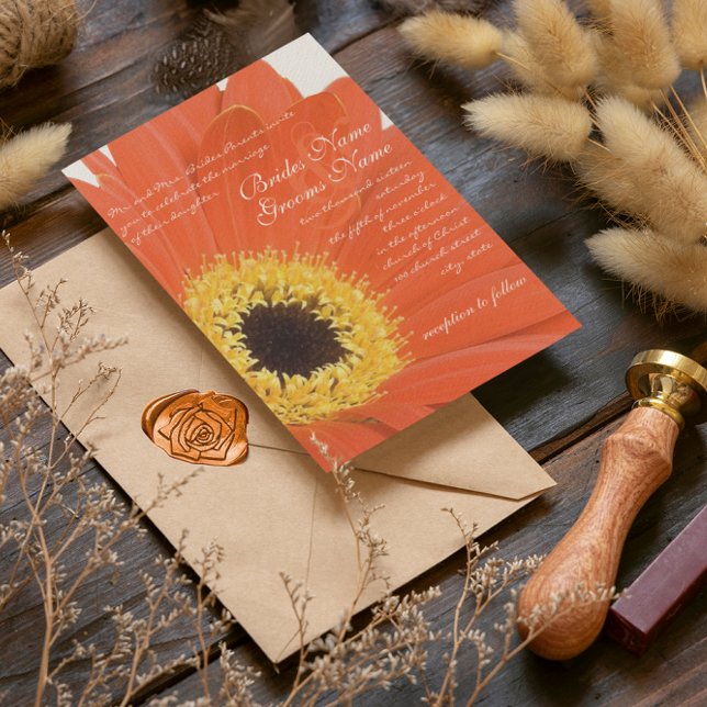 Hermosa y elegante invitación a la boda de Gerber  (Subido por el creador)