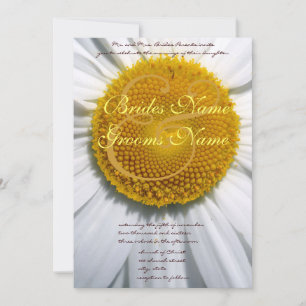 Hermosa y elegante invitación a la boda de la mare