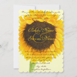 Hermosa y elegante invitación a la boda del giraso