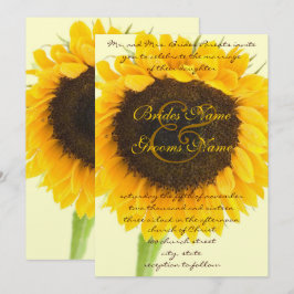 Hermosa y elegante invitación a la boda del giraso