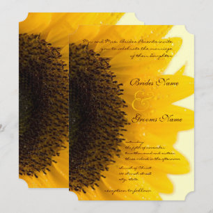 Hermosa y elegante invitación a la boda del giraso