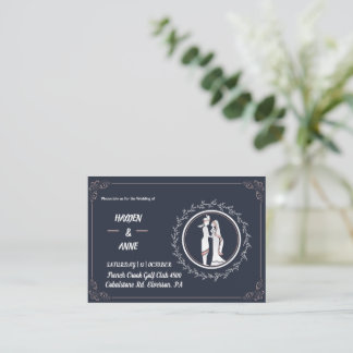 Hermosa y polvorienta invitación a la boda