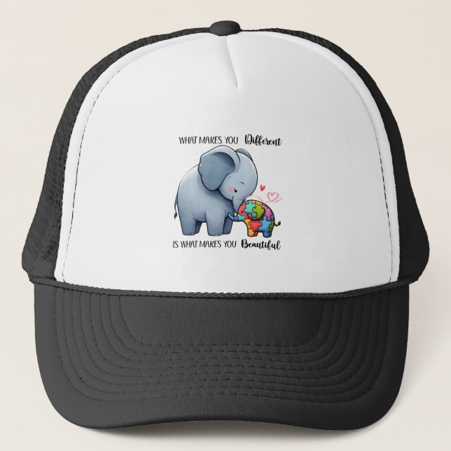 "Hermosamente Diferente - Sombrero de Elefante de  (Anverso)