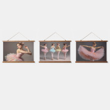 Hermosas bailarinas con dulces colores Tapiz