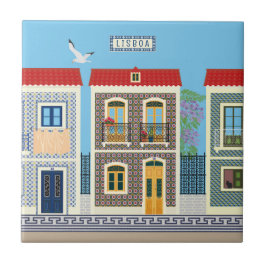 Hermosas casas portuguesas con azulejos o azulejos