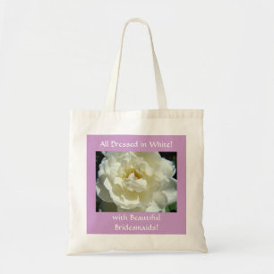 Hermosas damas de honor bolsa de mano regalos Rosa