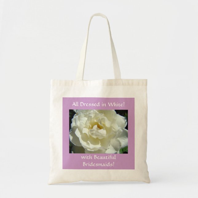 Hermosas damas de honor bolsa de mano regalos Rosa (Frente)
