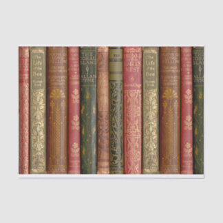 Hermosas espinas de libros (Bee) Papel de tejidos