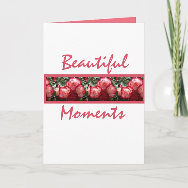 HERMOSAS EXPRESIONES - Tarjeta de saludo de estilo (Anverso)