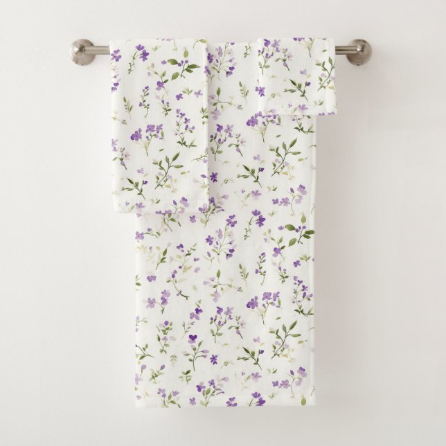 Hermosas Flores de Lavanda Baño Nupcial (In situ)