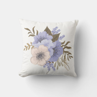 Hermosas flores de primavera de Cojín decorativo