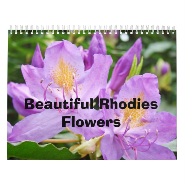 Hermosas flores de roca calendario naturaleza colo (Tapa)