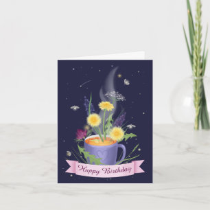 Hermosas flores de verano de la Copa de Té