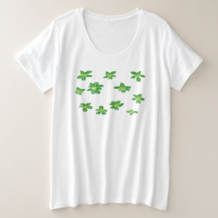 Hermosas flores verdes para el verano