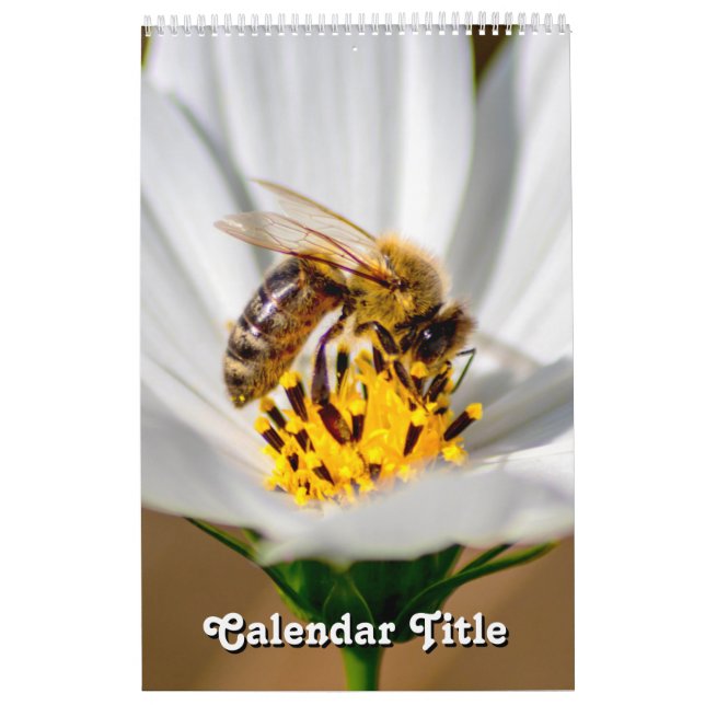 Hermosas flores y calendario de citas motivacional (Tapa)