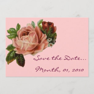 Hermosas invitaciones a Rosas de época