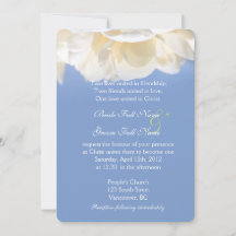 Hermosas invitaciones de boda de flores de rosa bl
