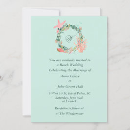 Hermosas Invitaciones de bodas de playa | Personal