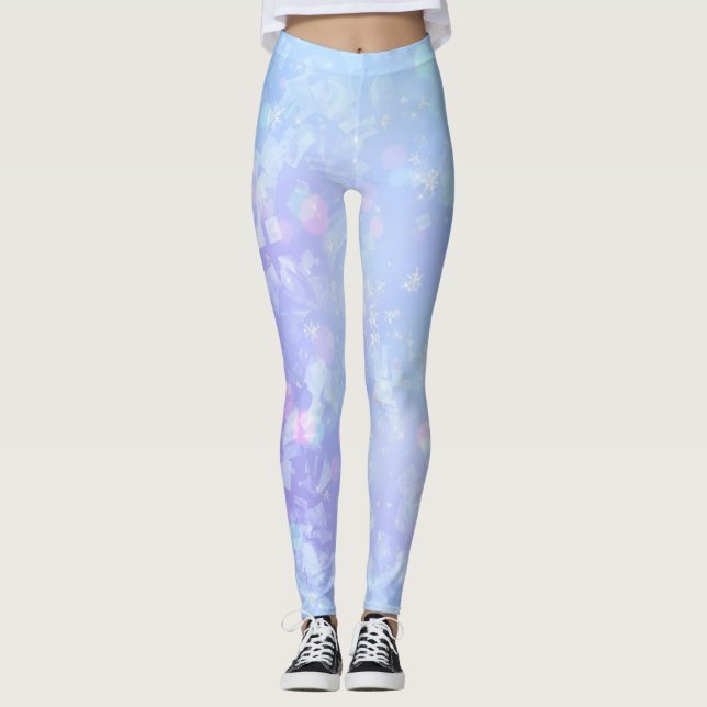 Hermosas leggings de invierno para el gimnasio (Anverso)